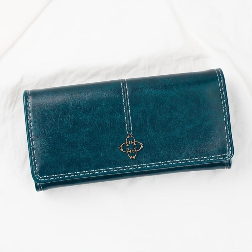Evelina | Leather Long Wallet